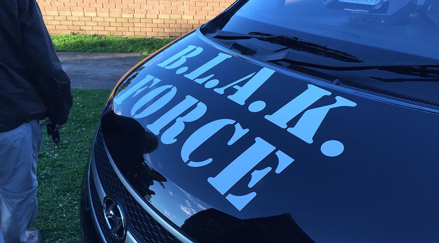 Black Comedy - Van Decals